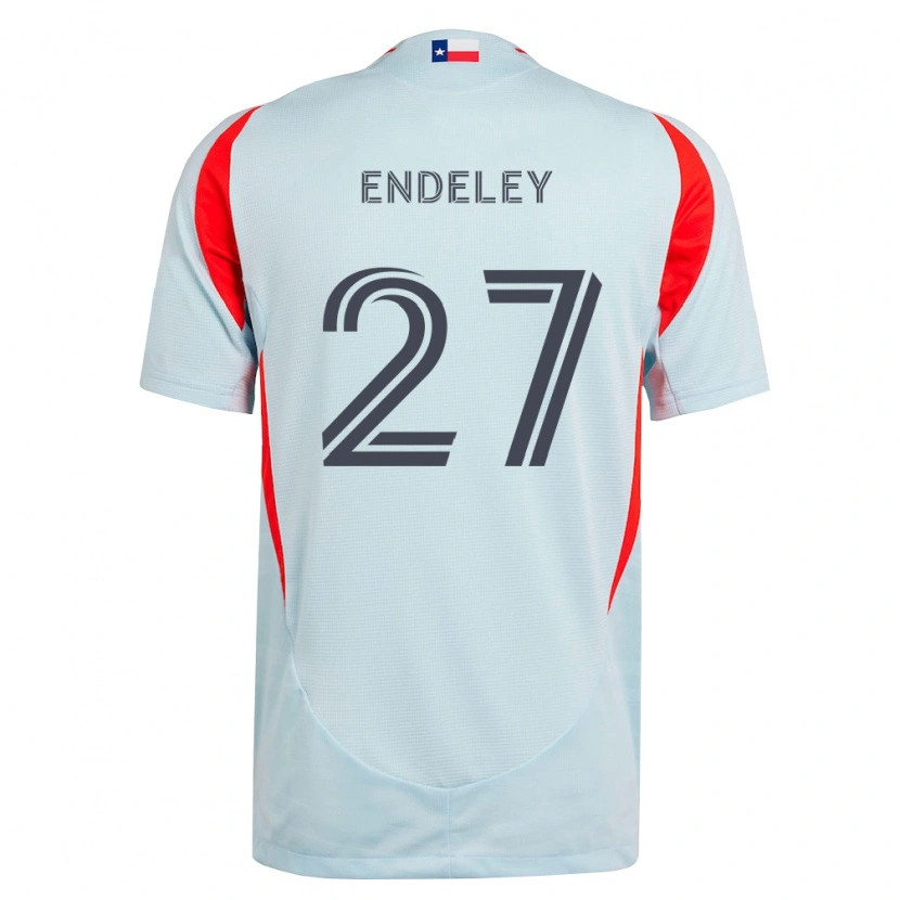 Danxen Kinder Herbert Endeley #27 Dunkelgrau Weiß Rot Auswärtstrikot Trikot 2026/27 T-Shirt