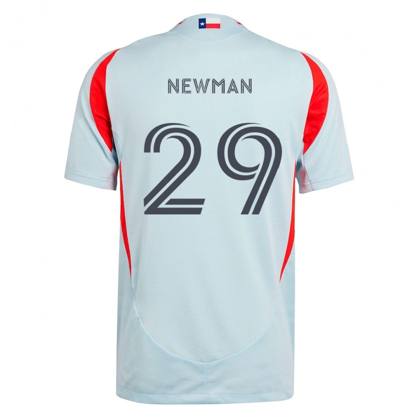 Danxen Kinder Enzo Newman #29 Dunkelgrau Weiß Rot Auswärtstrikot Trikot 2026/27 T-Shirt