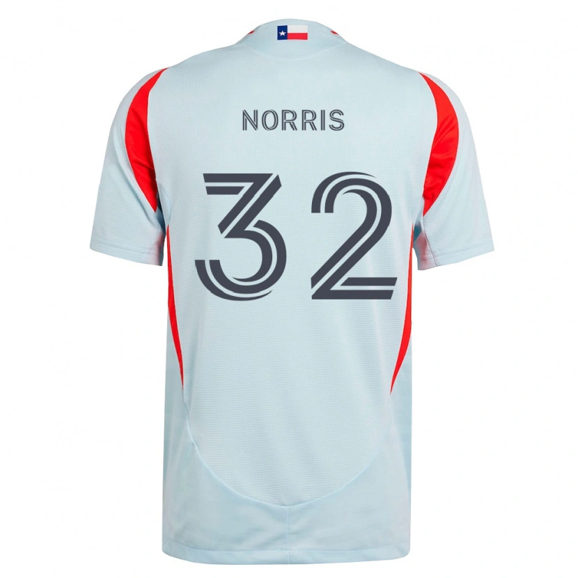 Danxen Kinder Nolan Norris #32 Dunkelgrau Weiß Rot Auswärtstrikot Trikot 2026/27 T-Shirt