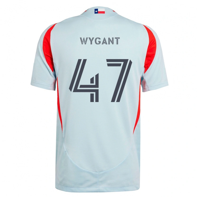 Danxen Kinder Christian Wygant #47 Dunkelgrau Weiß Rot Auswärtstrikot Trikot 2026/27 T-Shirt