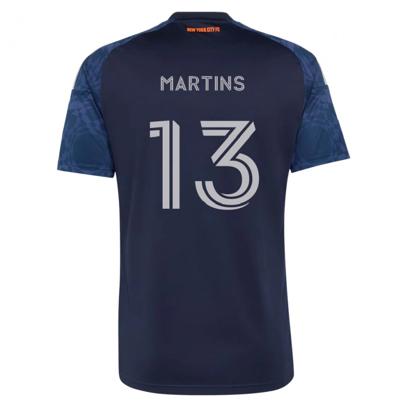 Danxen Kinder Thiago Martins #13 Tiefblau Weiß Auswärtstrikot Trikot 2026/27 T-Shirt
