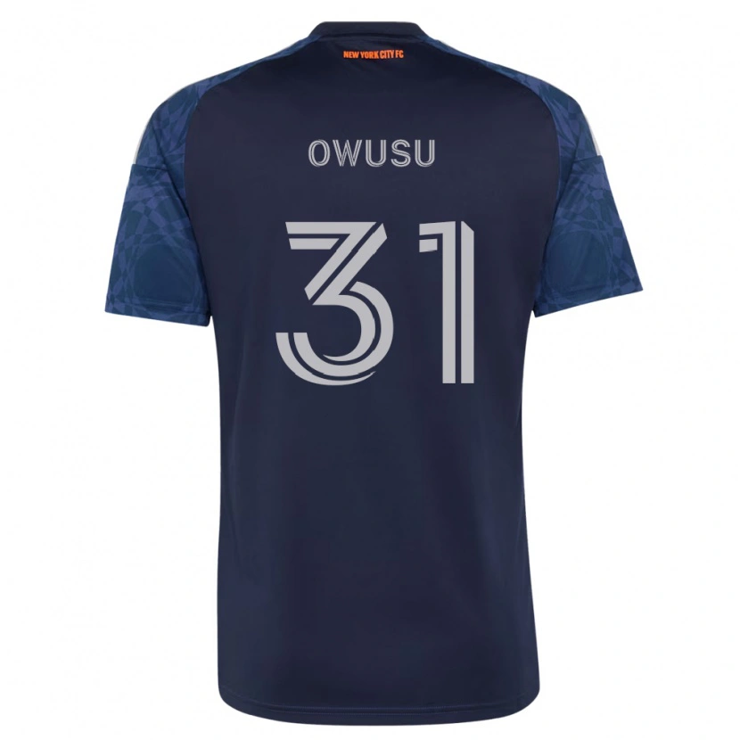 Danxen Kinder Samuel Owusu #31 Tiefblau Weiß Auswärtstrikot Trikot 2026/27 T-Shirt