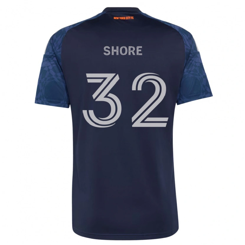 Danxen Kinder Jonathan Shore #32 Tiefblau Weiß Auswärtstrikot Trikot 2026/27 T-Shirt