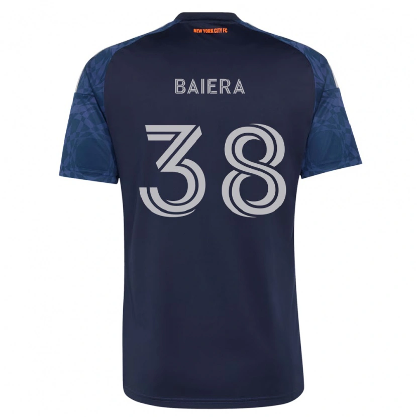 Danxen Kinder Drew Baiera #38 Tiefblau Weiß Auswärtstrikot Trikot 2026/27 T-Shirt