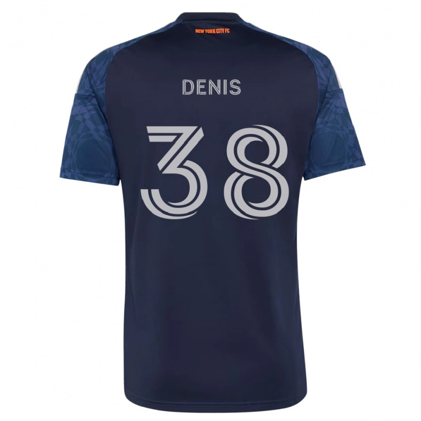 Danxen Kinder John Denis #38 Tiefblau Weiß Auswärtstrikot Trikot 2026/27 T-Shirt