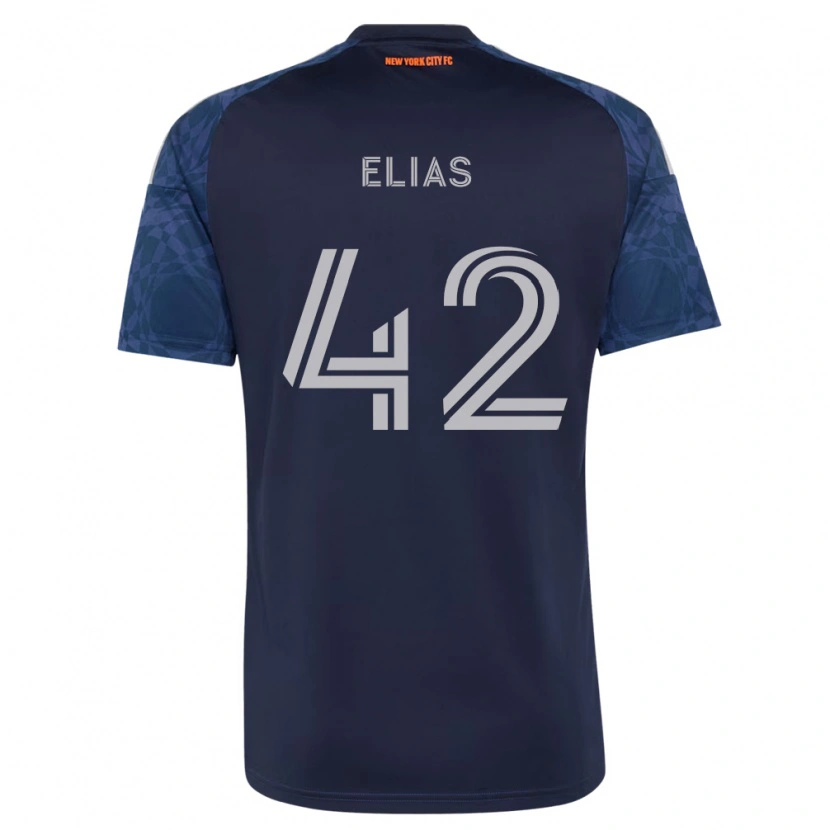 Danxen Kinder Piero Elias #42 Tiefblau Weiß Auswärtstrikot Trikot 2026/27 T-Shirt