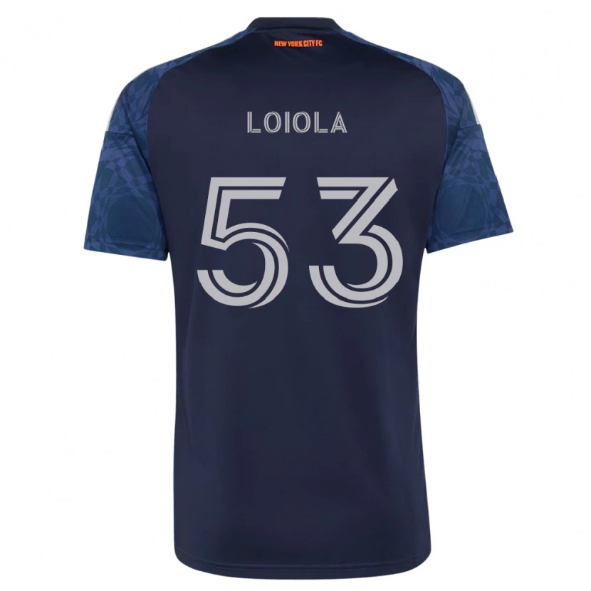 Danxen Kinder João Loiola #53 Tiefblau Weiß Auswärtstrikot Trikot 2026/27 T-Shirt