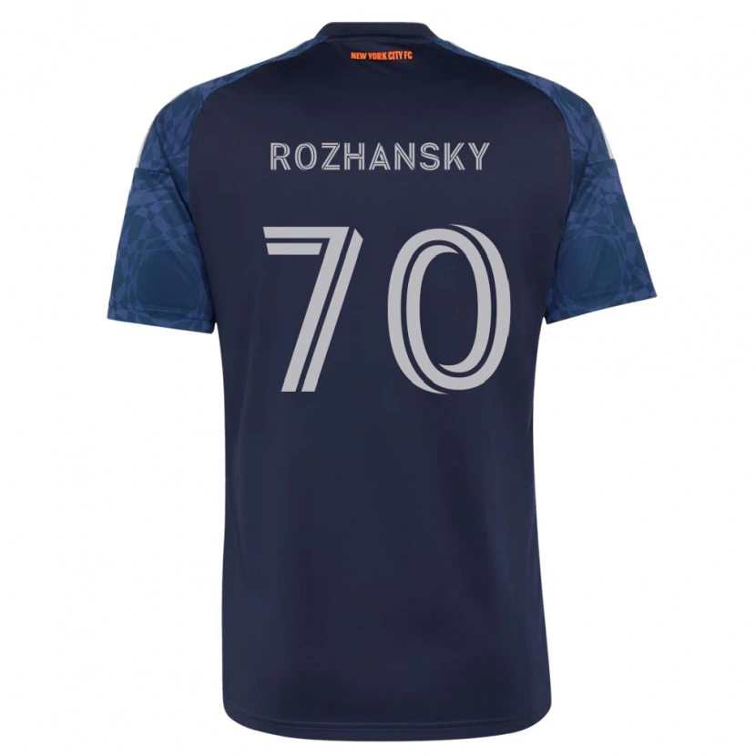 Danxen Kinder Jake Rozhansky #70 Tiefblau Weiß Auswärtstrikot Trikot 2026/27 T-Shirt