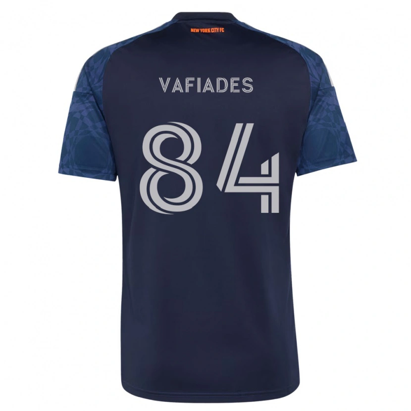 Danxen Kinder Niccolo Vafiades #84 Tiefblau Weiß Auswärtstrikot Trikot 2026/27 T-Shirt