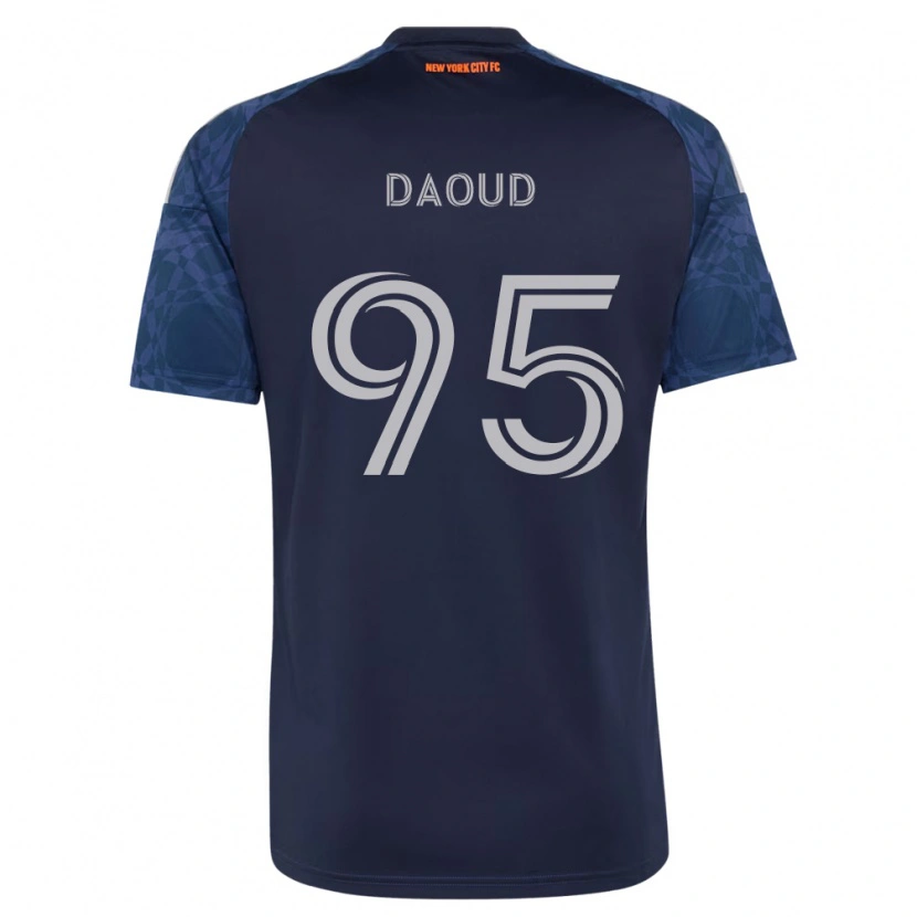 Danxen Kinder Rami Daoud #95 Tiefblau Weiß Auswärtstrikot Trikot 2026/27 T-Shirt