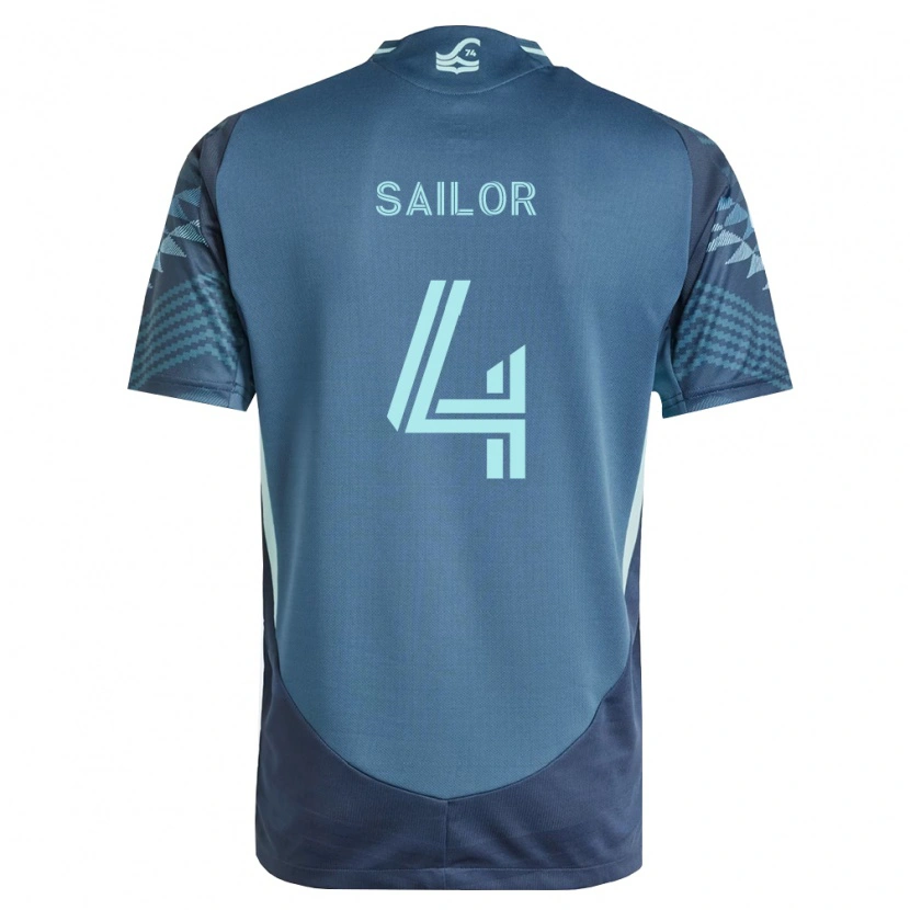 Danxen Kinder Ryan Sailor #4 Marineblau Grün Auswärtstrikot Trikot 2026/27 T-Shirt