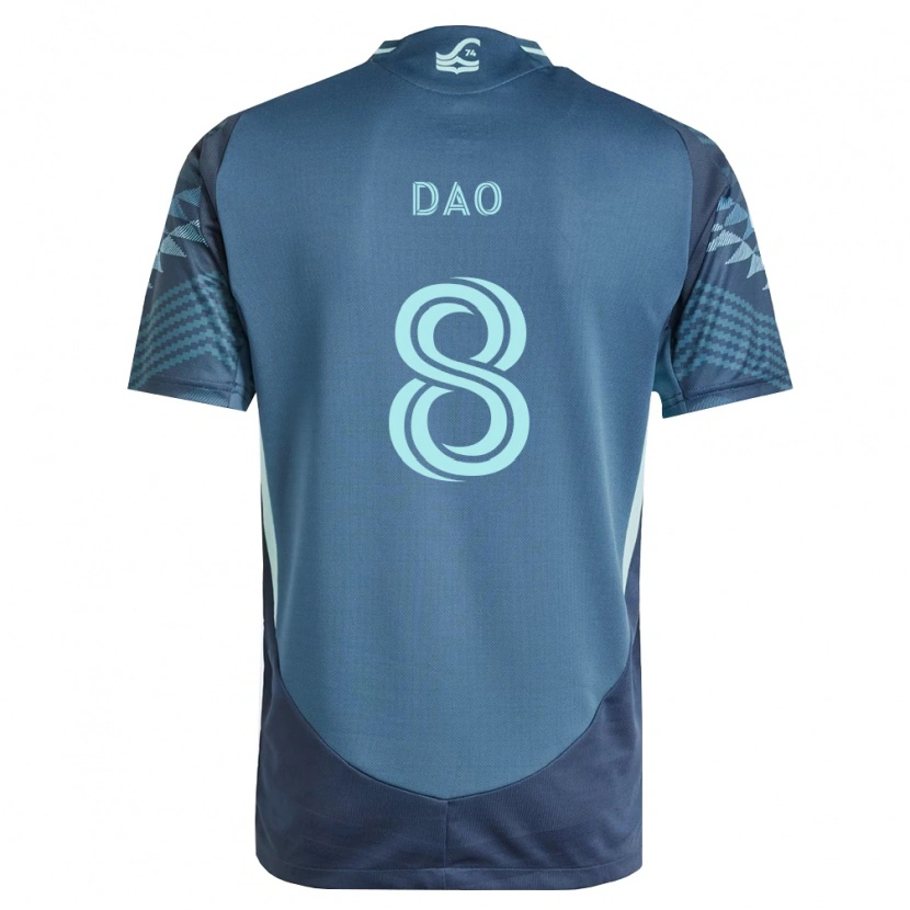 Danxen Kinder Kaylee Dao #8 Marineblau Grün Auswärtstrikot Trikot 2026/27 T-Shirt