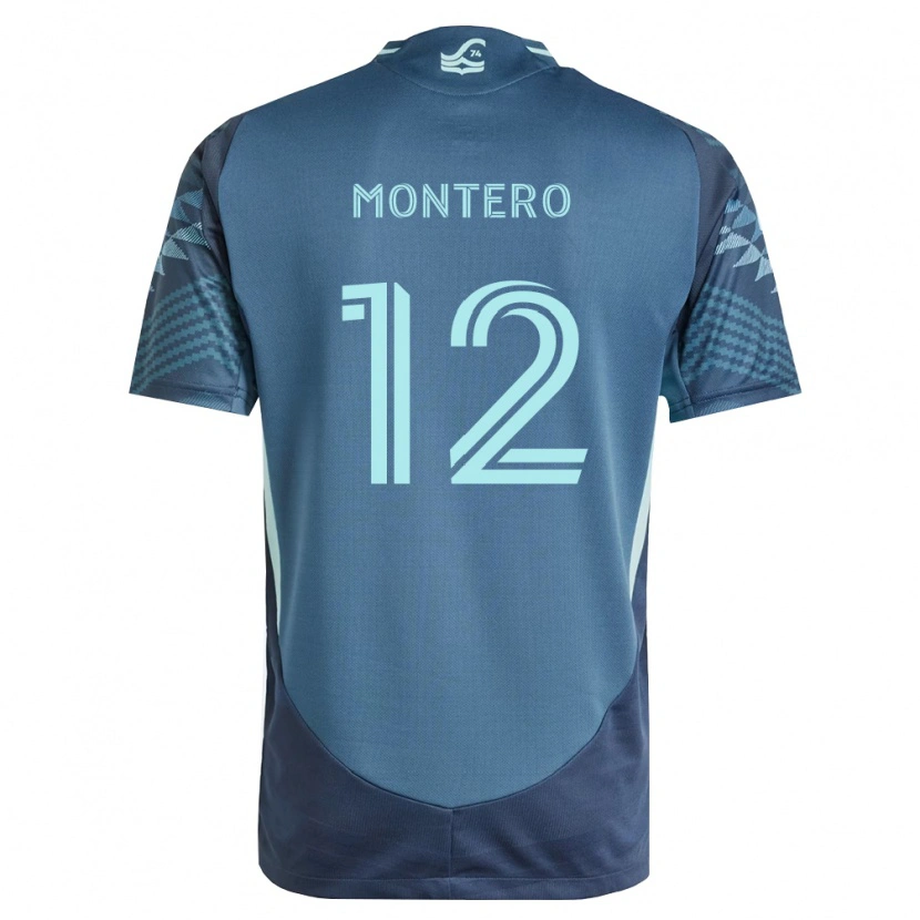 Danxen Kinder Fredy Montero #12 Marineblau Grün Auswärtstrikot Trikot 2026/27 T-Shirt