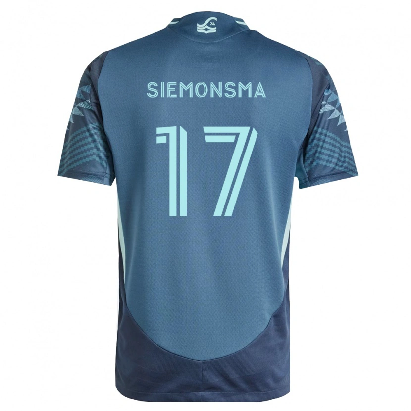 Danxen Kinder Sianna Siemonsma #17 Marineblau Grün Auswärtstrikot Trikot 2026/27 T-Shirt