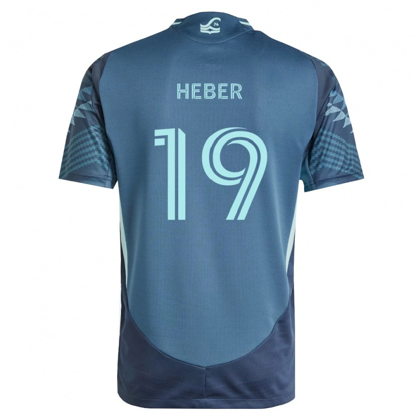 Danxen Kinder Héber #19 Marineblau Grün Auswärtstrikot Trikot 2026/27 T-Shirt
