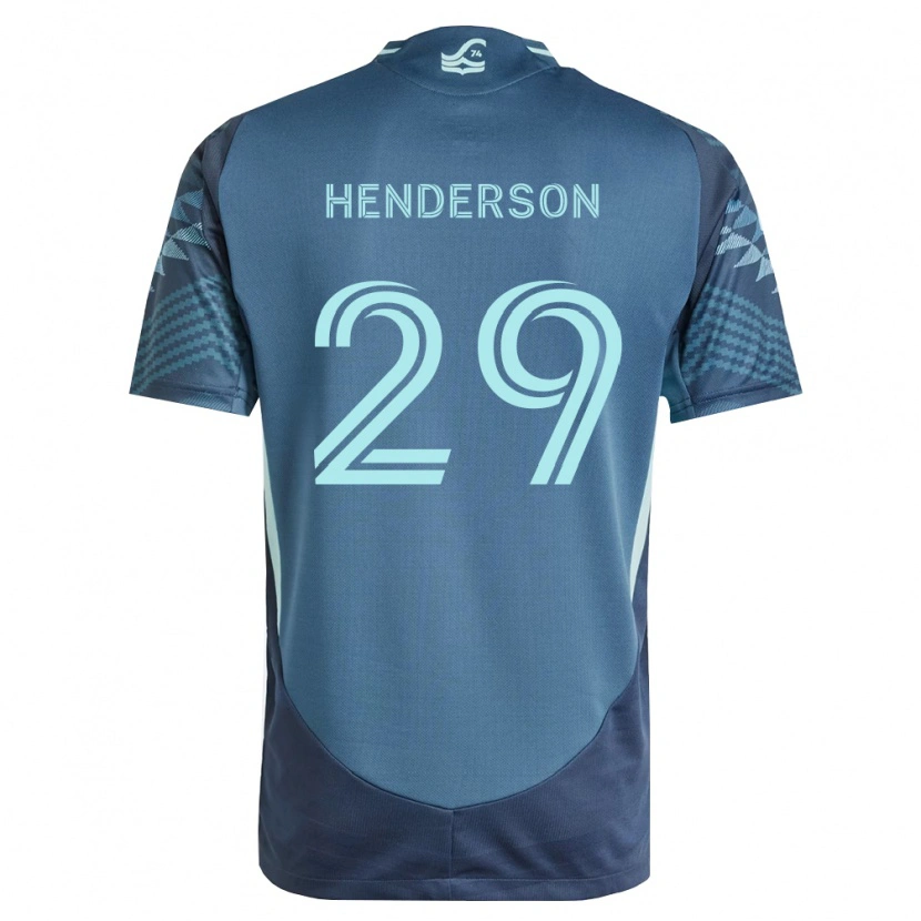 Danxen Kinder Anna Henderson #29 Marineblau Grün Auswärtstrikot Trikot 2026/27 T-Shirt