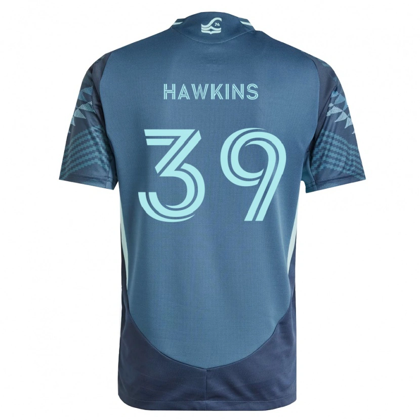 Danxen Kinder Stuart Hawkins #39 Marineblau Grün Auswärtstrikot Trikot 2026/27 T-Shirt