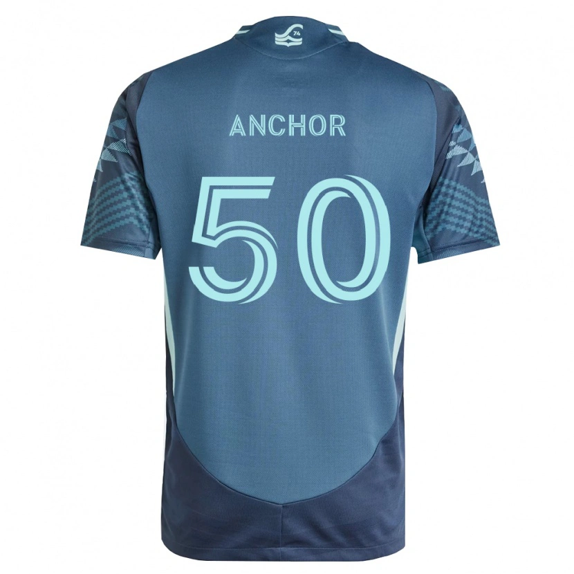 Danxen Kinder Max Anchor #50 Marineblau Grün Auswärtstrikot Trikot 2026/27 T-Shirt