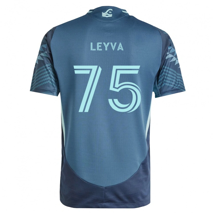 Danxen Kinder Danny Leyva #75 Marineblau Grün Auswärtstrikot Trikot 2026/27 T-Shirt