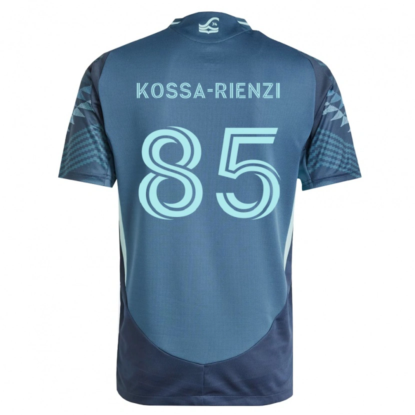 Danxen Kinder Kalani Kossa-Rienzi #85 Marineblau Grün Auswärtstrikot Trikot 2026/27 T-Shirt