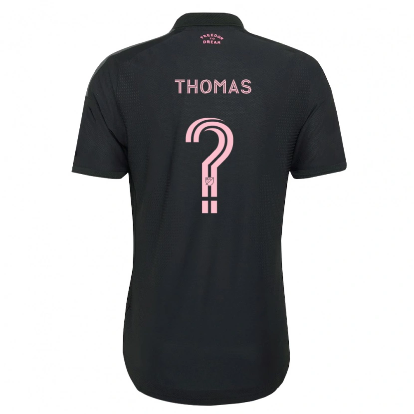 Danxen Kinder Kobi Thomas #0 Pink Schwarz Weiß Auswärtstrikot Trikot 2026/27 T-Shirt