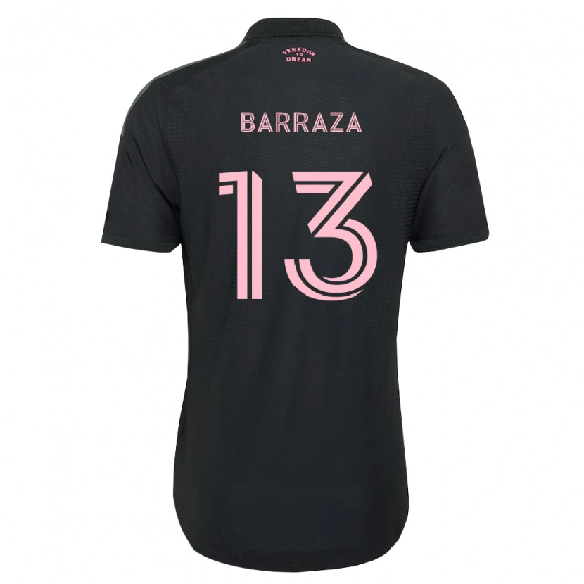 Danxen Kinder Luis Barraza #13 Pink Schwarz Weiß Auswärtstrikot Trikot 2026/27 T-Shirt