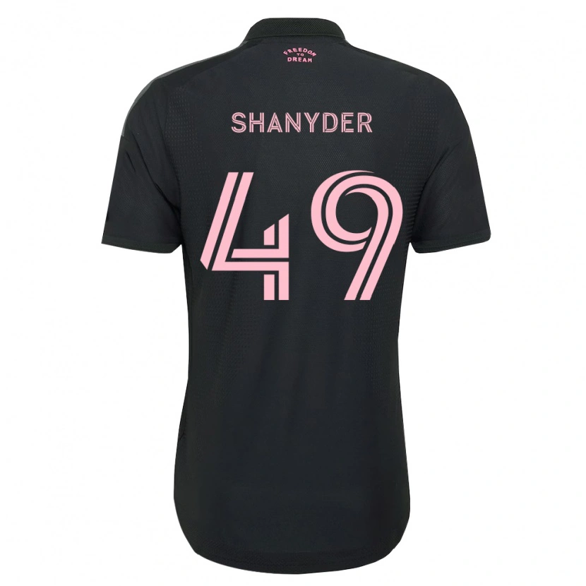 Danxen Kinder Shanyder Borgelin #49 Pink Schwarz Weiß Auswärtstrikot Trikot 2026/27 T-Shirt