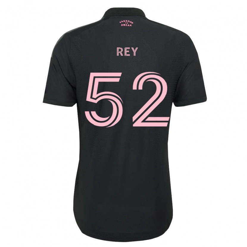Danxen Kinder Diego Rey #52 Pink Schwarz Weiß Auswärtstrikot Trikot 2026/27 T-Shirt