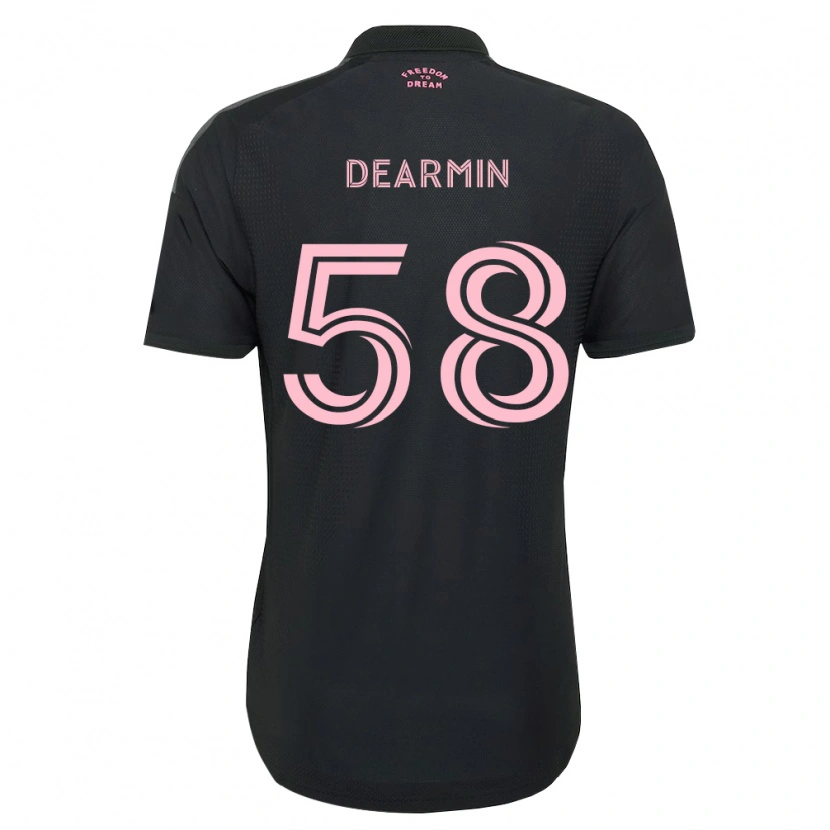 Danxen Kinder Nash Dearmin #58 Pink Schwarz Weiß Auswärtstrikot Trikot 2026/27 T-Shirt