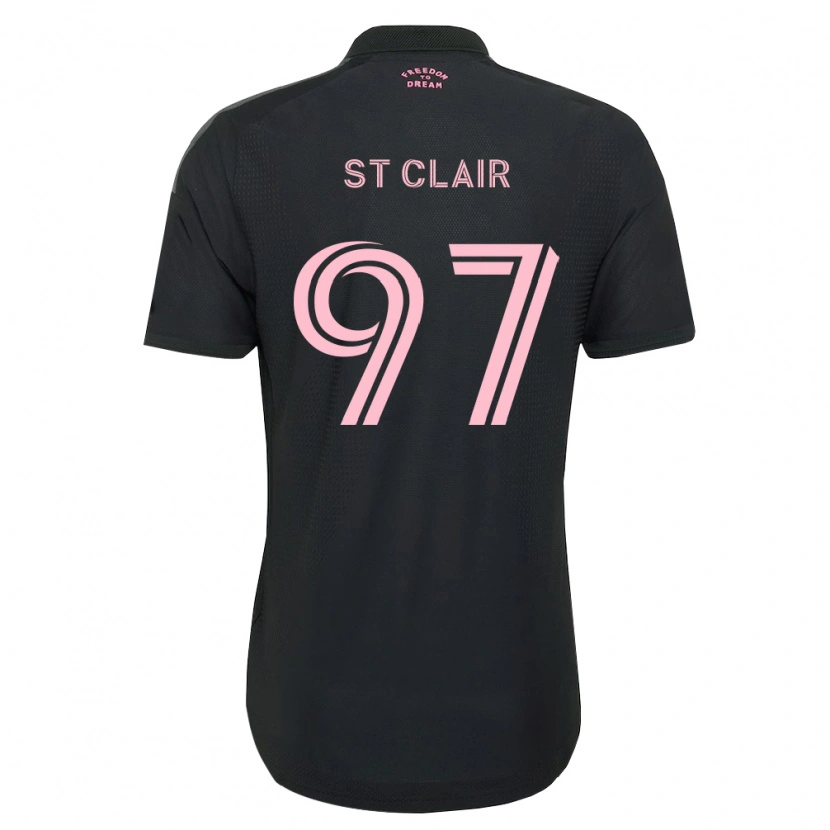 Danxen Kinder Dayne St. Clair #97 Pink Schwarz Weiß Auswärtstrikot Trikot 2026/27 T-Shirt