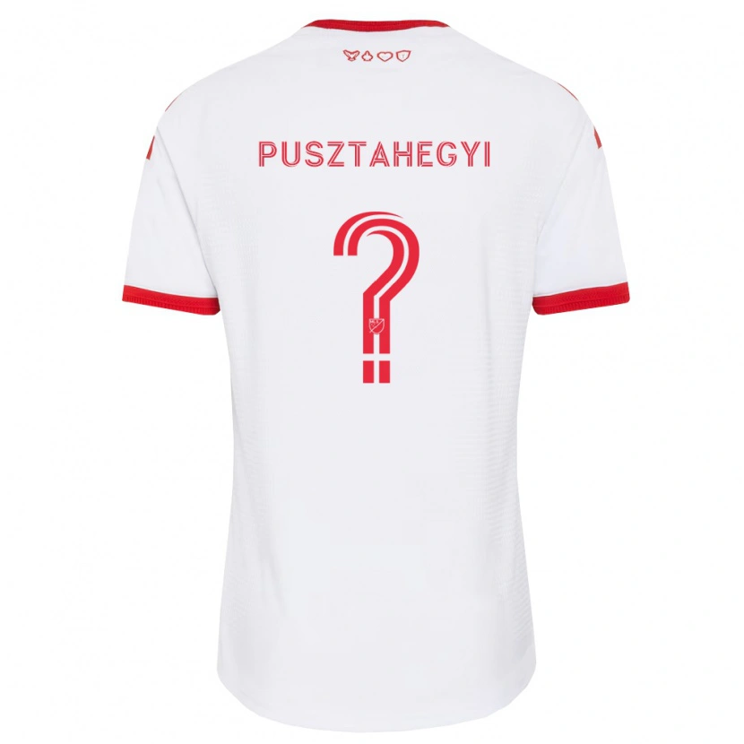 Danxen Kinder Tristan Pusztahegyi #0 Weiß Rot Schwarz Auswärtstrikot Trikot 2026/27 T-Shirt