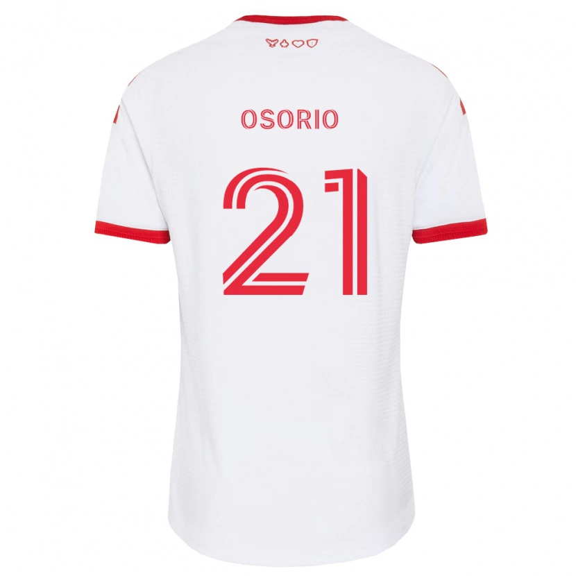 Danxen Kinder Jonathan Osorio #21 Weiß Rot Schwarz Auswärtstrikot Trikot 2026/27 T-Shirt