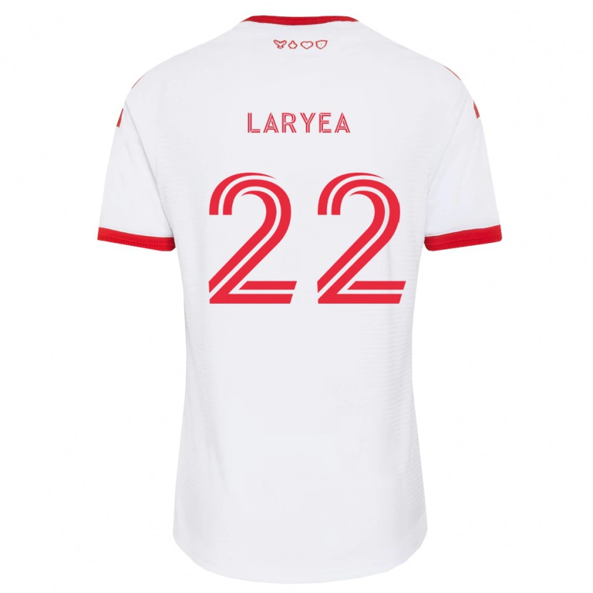Danxen Kinder Richie Laryea #22 Weiß Rot Schwarz Auswärtstrikot Trikot 2026/27 T-Shirt