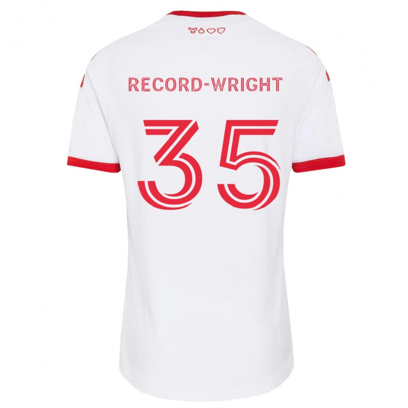 Danxen Kinder Kemari Record-Wright #35 Weiß Rot Schwarz Auswärtstrikot Trikot 2026/27 T-Shirt