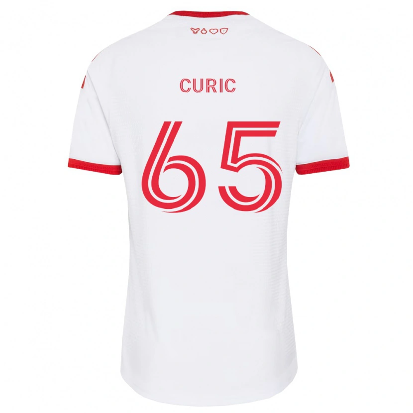 Danxen Kinder Antony Curic #65 Weiß Rot Schwarz Auswärtstrikot Trikot 2026/27 T-Shirt
