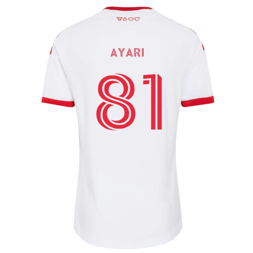 Danxen Kinder Hassan Ayari #81 Weiß Rot Schwarz Auswärtstrikot Trikot 2026/27 T-Shirt