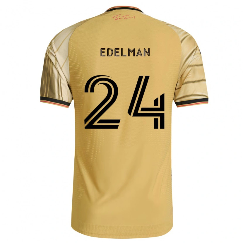 Danxen Kinder Daniel Edelman #24 Braun Gelb Schwarz Auswärtstrikot Trikot 2026/27 T-Shirt