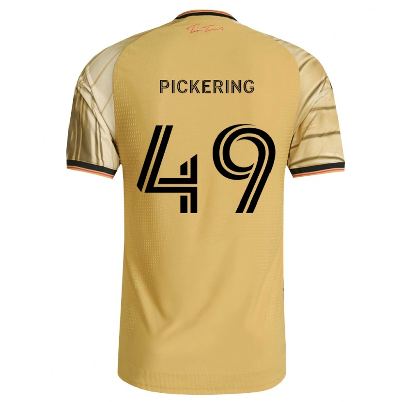 Danxen Kinder Nighte Pickering #49 Braun Gelb Schwarz Auswärtstrikot Trikot 2026/27 T-Shirt