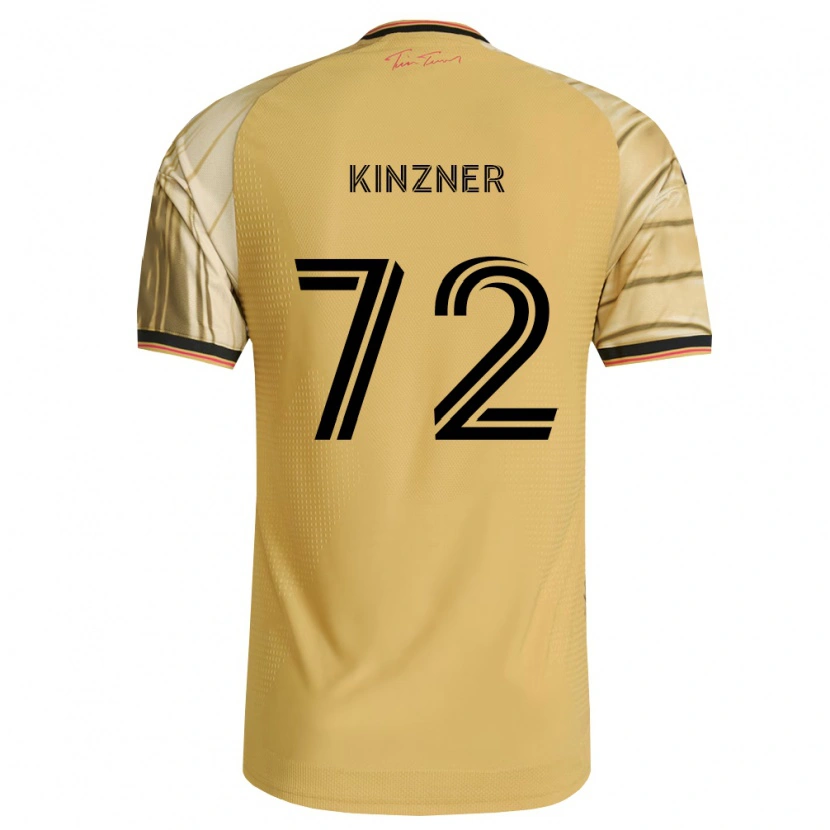 Danxen Kinder Eric Kinzner #72 Braun Gelb Schwarz Auswärtstrikot Trikot 2026/27 T-Shirt