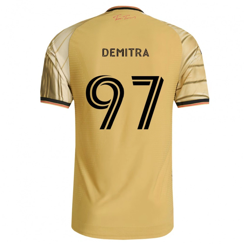 Danxen Kinder Lucas Demitra #97 Braun Gelb Schwarz Auswärtstrikot Trikot 2026/27 T-Shirt