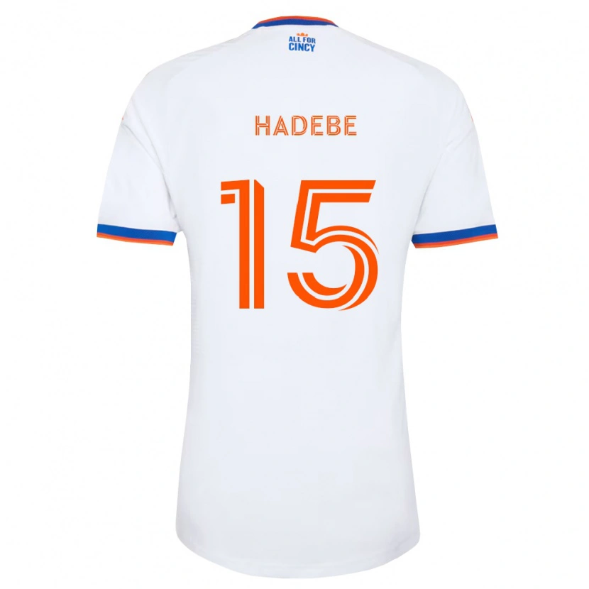 Danxen Kinder Teenage Hadebe #15 Weiß Marineblau Orange Auswärtstrikot Trikot 2026/27 T-Shirt