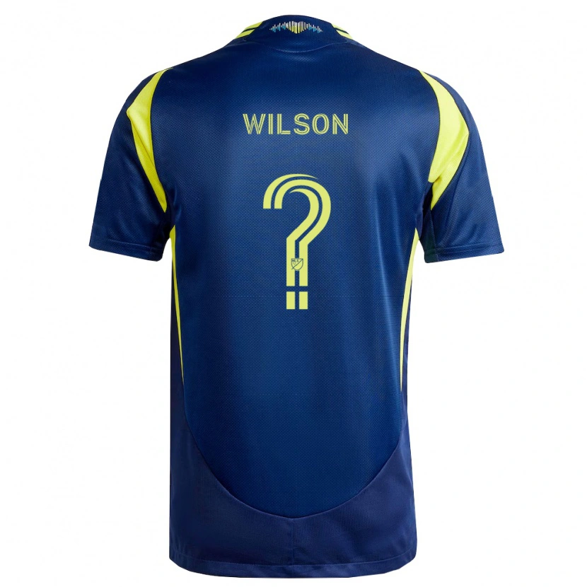 Danxen Kinder Dominic Wilson #0 Gelb Marineblau Auswärtstrikot Trikot 2026/27 T-Shirt
