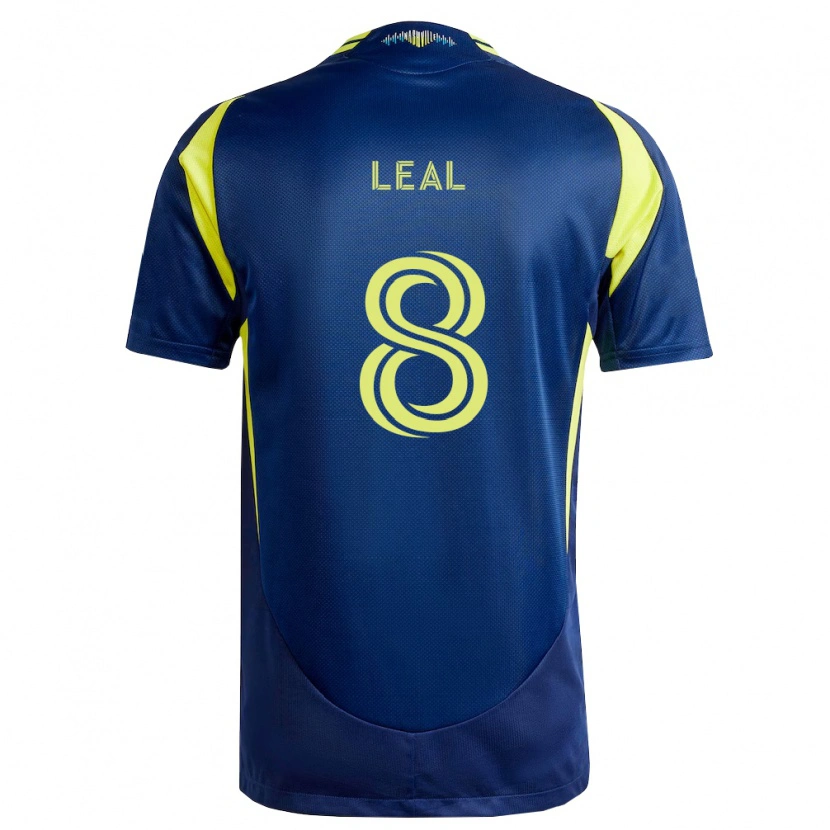 Danxen Kinder Randall Leal #8 Gelb Marineblau Auswärtstrikot Trikot 2026/27 T-Shirt