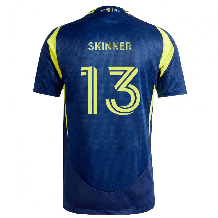 Danxen Kinder Joey Skinner #13 Gelb Marineblau Auswärtstrikot Trikot 2026/27 T-Shirt
