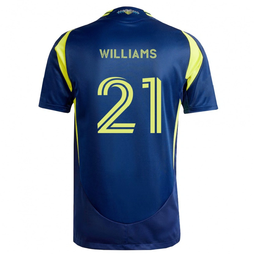 Danxen Kinder Thomas Williams #21 Gelb Marineblau Auswärtstrikot Trikot 2026/27 T-Shirt