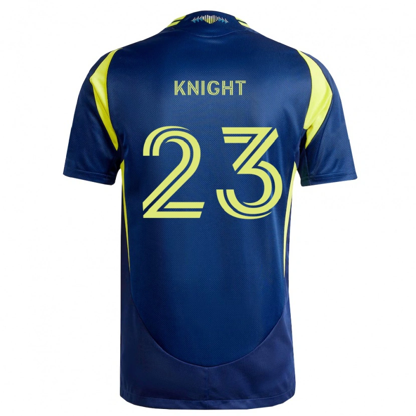 Danxen Kinder Jordan Knight #23 Gelb Marineblau Auswärtstrikot Trikot 2026/27 T-Shirt