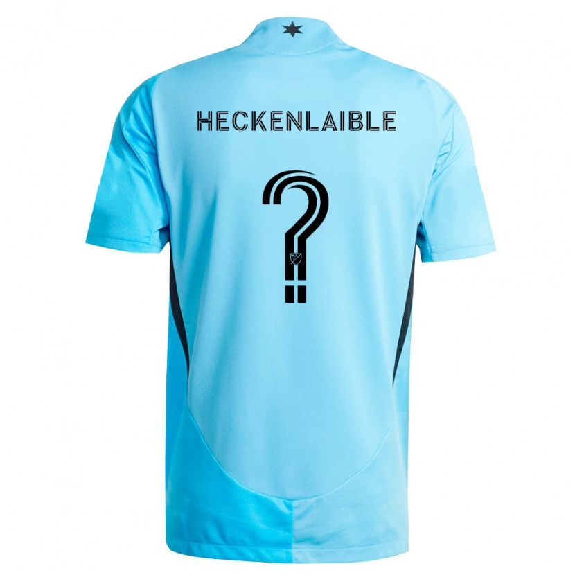 Danxen Kinder Andrew Heckenlaible #0 Hellblau Schwarz Auswärtstrikot Trikot 2026/27 T-Shirt