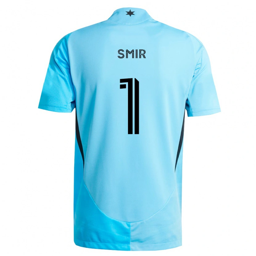 Danxen Kinder Alec Smir #1 Hellblau Schwarz Auswärtstrikot Trikot 2026/27 T-Shirt