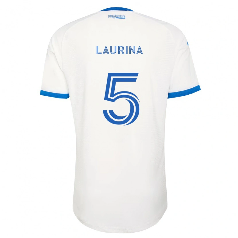 Danxen Kinder Bilombo Laurina #5 Himmelblau Weiß Auswärtstrikot Trikot 2026/27 T-Shirt