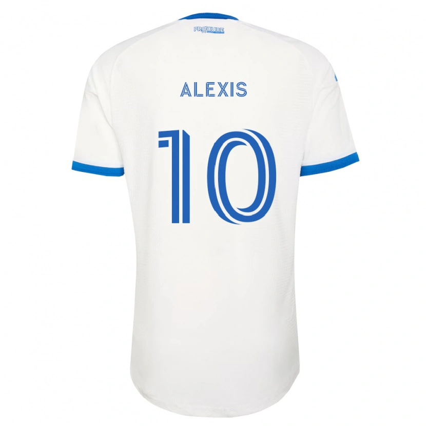Danxen Kinder Alexis Sánchez #10 Himmelblau Weiß Auswärtstrikot Trikot 2026/27 T-Shirt